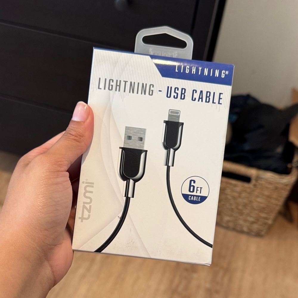 Black Lightning USB Cable - 6ft